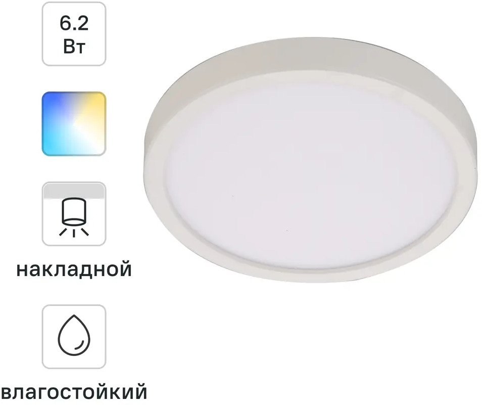 INSPIRE Sanoa — накладной светодиодный спот с регулируемой яркостью 85323811