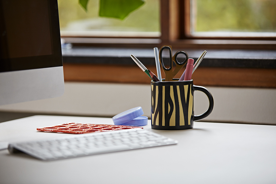 Кружка Wood Mug темно-зеленая Hay 506592 - Вид №1