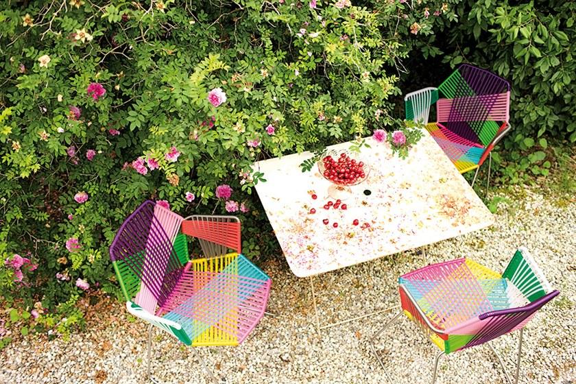 Moroso Стул из плетеной технополимерной проволоки с подлокотниками Tropicalia sun-id-1404907 - Вид №1