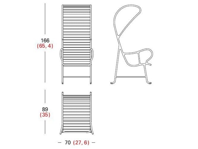 Садовое кресло с высокой спинкой BD Barcelona GARDENIAS ARCH-00005077 - Вид №2