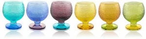 IVV Набор из 6 рюмок для ликера в цветном стекле Multicolor 5342.1