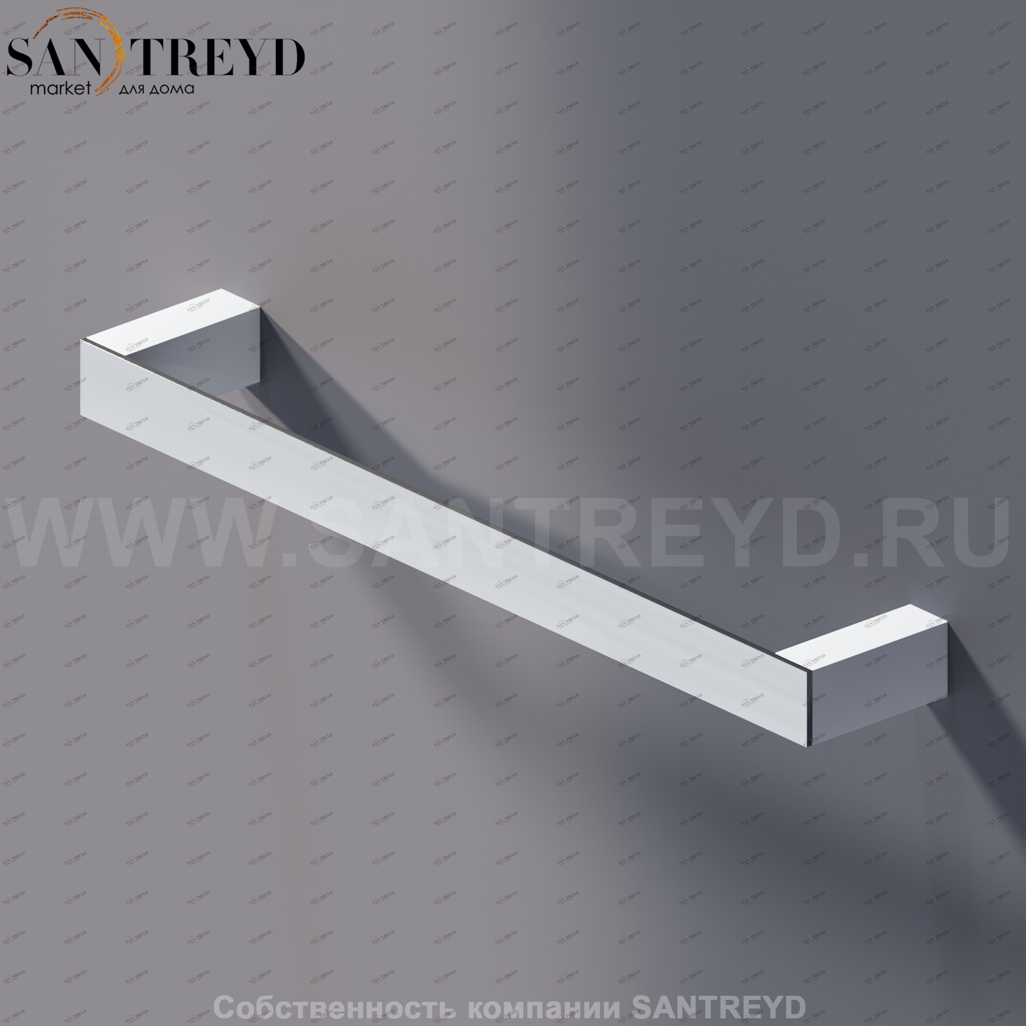 Agape PORTO Полотенцедержатель 40 см хромированный APOR0562