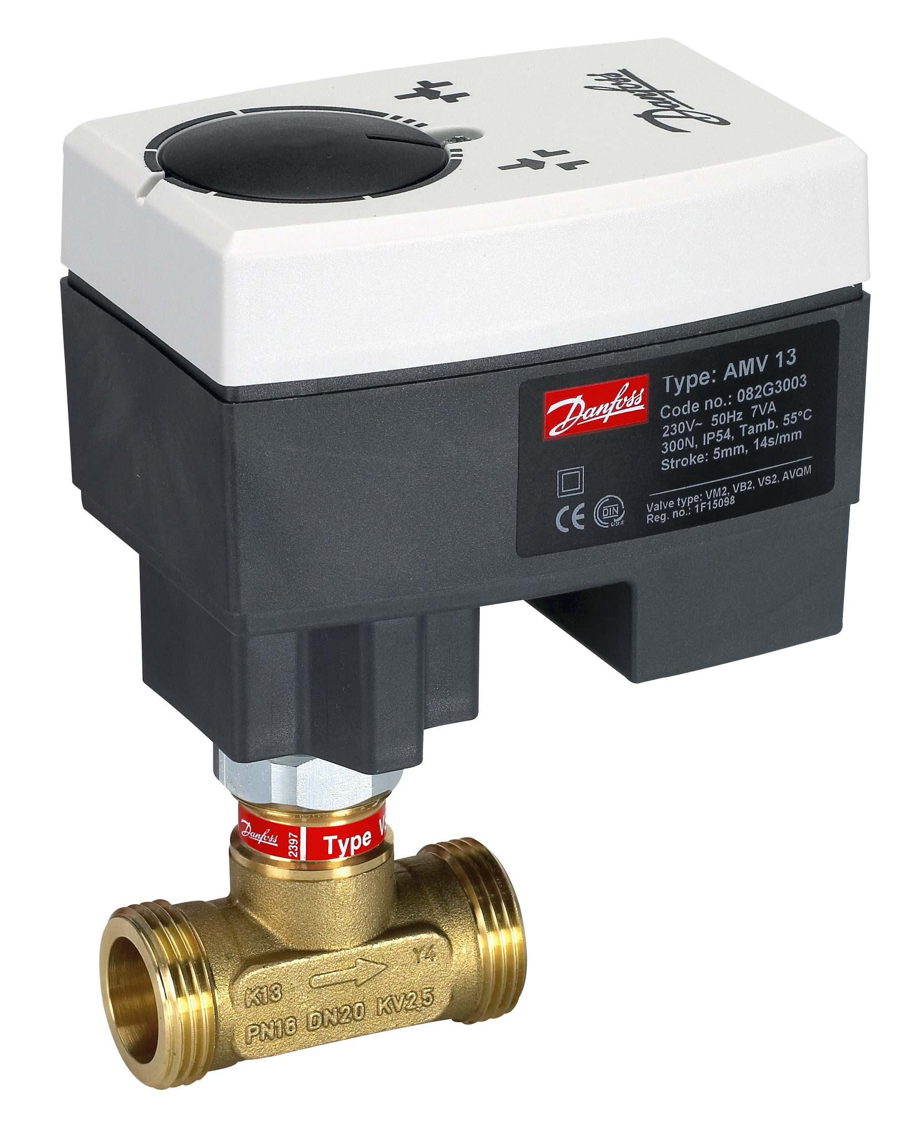 Danfoss Редукторные электроприводы с трехпозиционным управлением ARV 152 230В 15с/мм 082G6007  - Вид №15