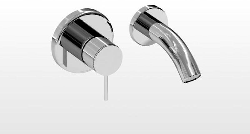 RUBINETTERIE STELLA Смеситель для ванны настенный на 2 отверстия Lucilla Ll01412cr00 - Вид №1