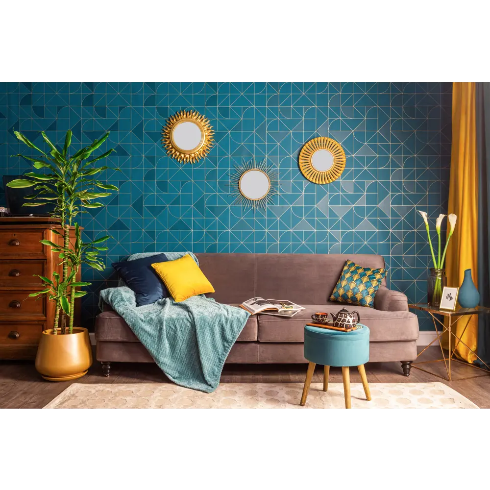 Обои флизелиновые Grandecolife Grand Hotel зелёные 0.53 м GV3002 82249735 STLM-2031154 - Вид №4
