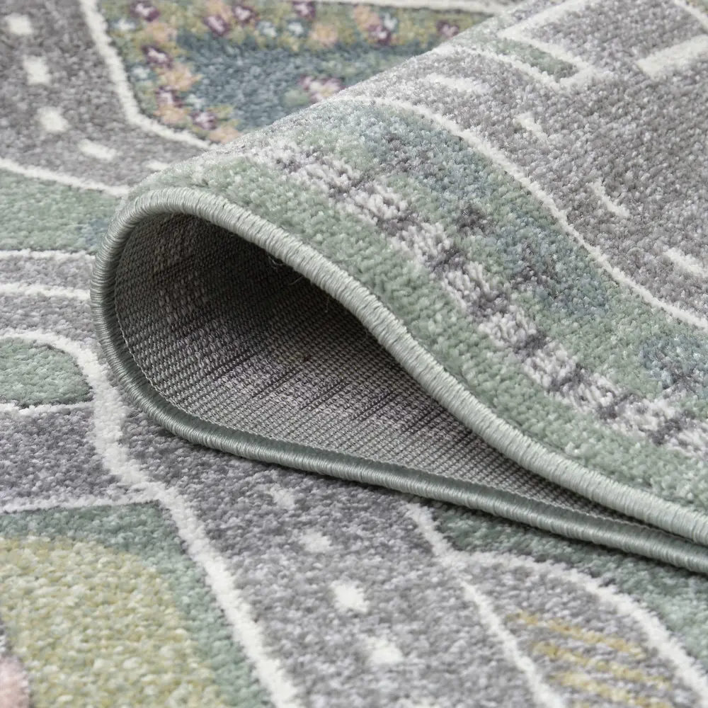 Santreyd Ковер Призма 100x150 см с фризе ворсом зеленый 89376422 STLM-1429782 - Вид №3