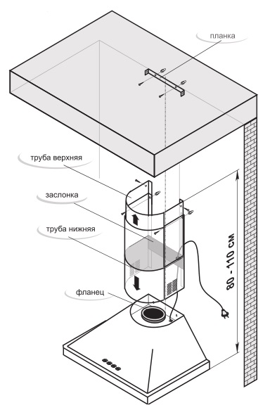 7941250 Вытяжка каминная Gefest ВО 1502 К17 коричневый STDN-0117116 - Вид №9