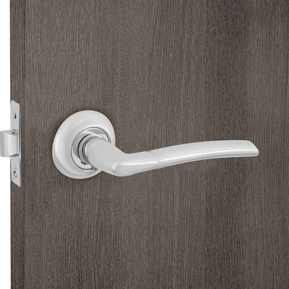 Дверные ручки 11 H комплект цвет хром 85221074 STLM-2065352 Santreyd  - Вид №6