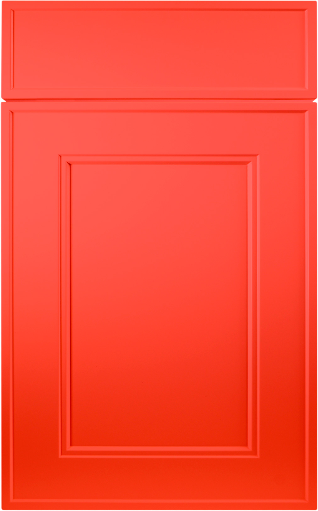 Фасады для кухни Модерн Фрезеровка «Николь» 502 Берлинский красный SIDAK SIST2885-6386