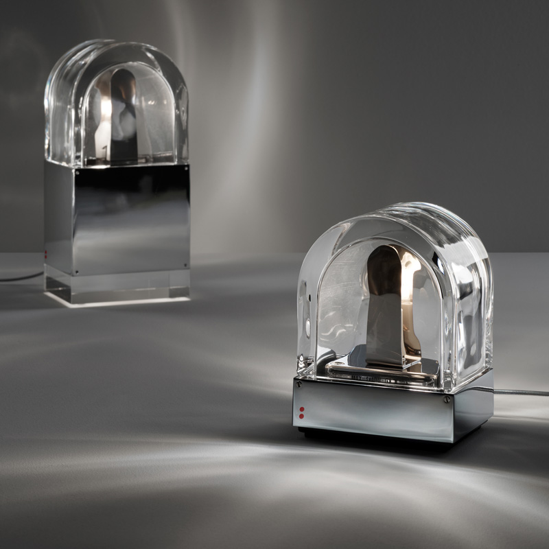 Настольная лампа D79B0300 от Fabbian FABBIAN ИНТЕРЬЕРНЫЕ 244452 Прозрачный;серый  - Вид №1