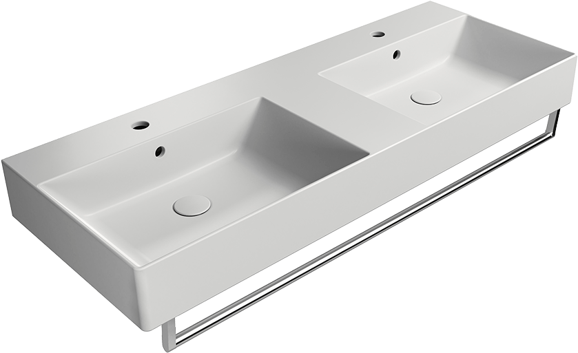 9425109 Подвесная раковина настенная овальная GSI ceramica  белая  - Вид №1