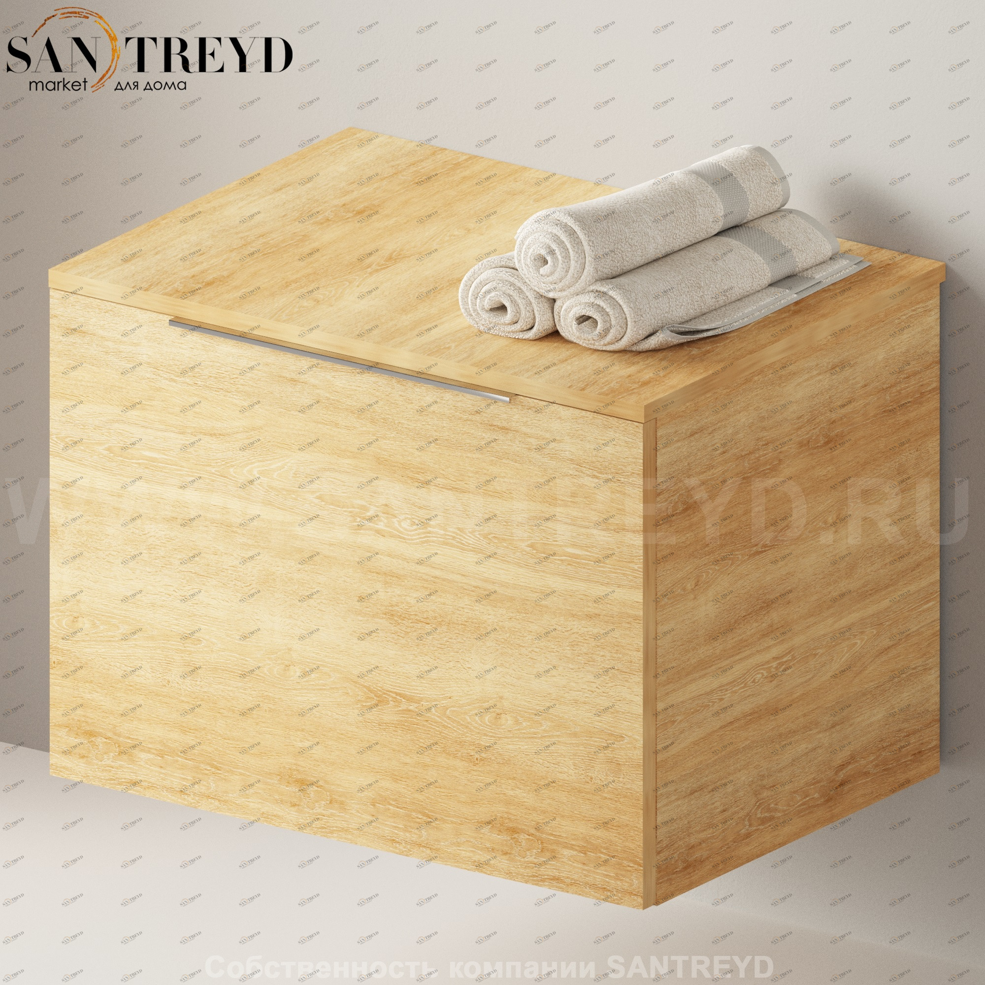 Flaminia BOX Настенная тумба 70 см с 1 ящиком BX423.WQ Ceramica Flaminia BX423WQ