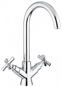 31057CR Emmevi Spirit New, кухонный смеситель с поворотным изливом, цвет хром