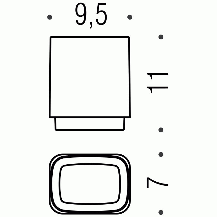 W4241 Стакан настольный COLOMBO TIME Colombo Design - Вид №1