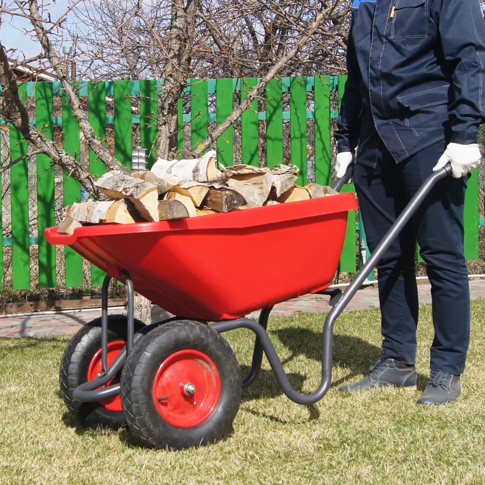 Тачка садовая двухколесная 250 кг/110 л 82532725 STLM-2161538 Santreyd  - Вид №6