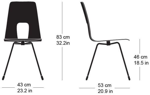 horgenglarus Стул из фанеры  7-050  - Вид №5