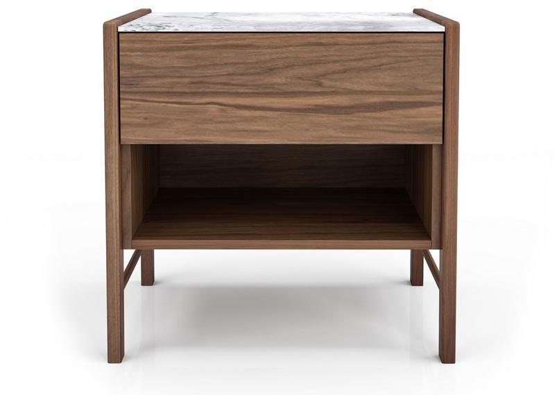 Huppé Прямоугольная тумбочка из орехового дерева с ящиками Frida 3443m - 3444m HUPPE - Вид №2