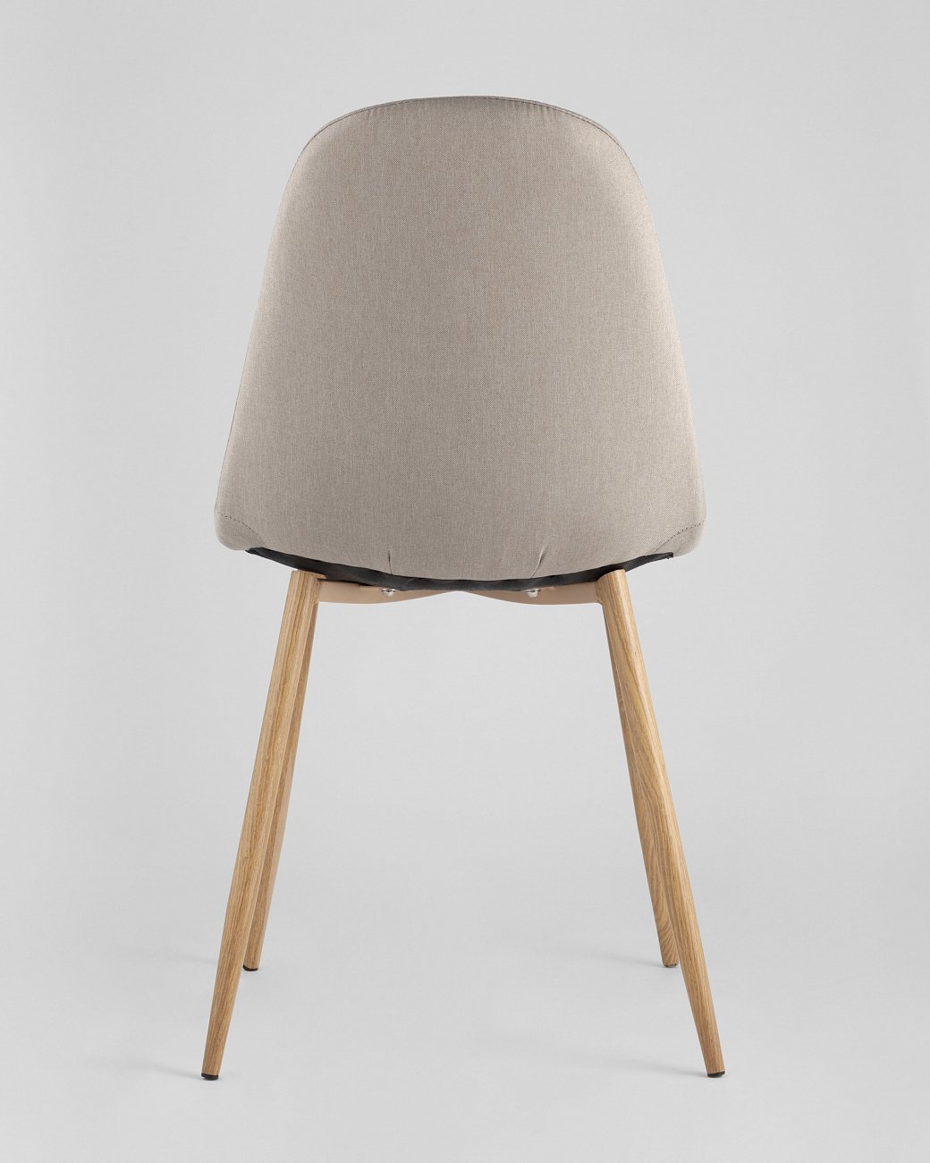 Стул со спинкой светло-серый из рогожки "Валенсия" STOOL GROUP ДИЗАЙНЕРСКИЕ, ИНТЕРЬЕРНЫЕ 00-3946143 Серый  - Вид №5