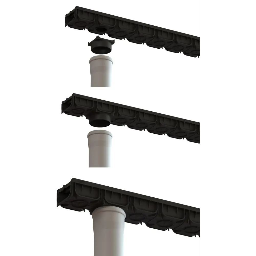 Лоток Standartpark Spark 2 пластиковый 1000x125x70 мм с чугунной решеткой класса А15 84347371 STLM-2120734  - Вид №2