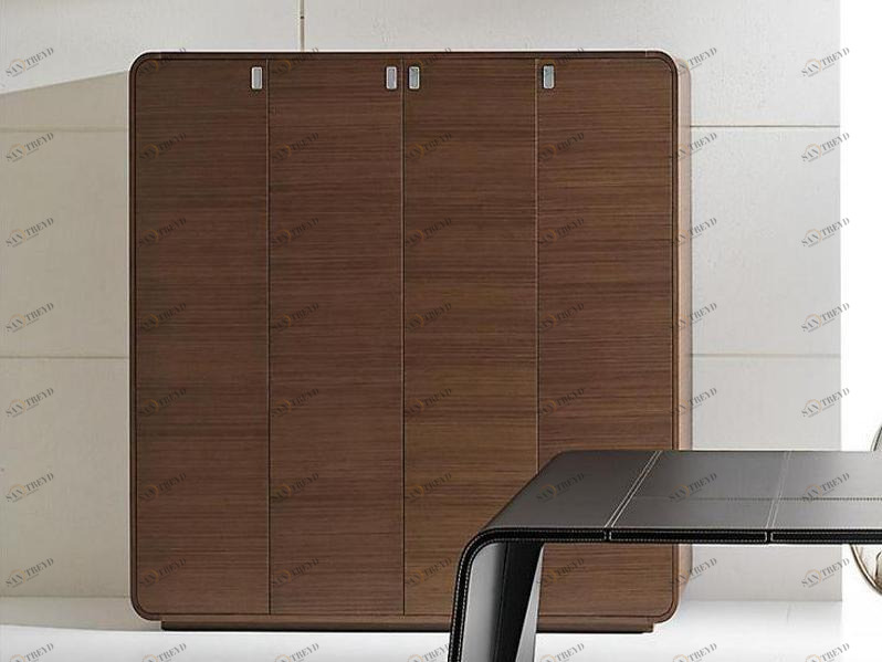 IFT Высокий офисный ящик для хранения из шпона с замком Sestante sun-id-1427275