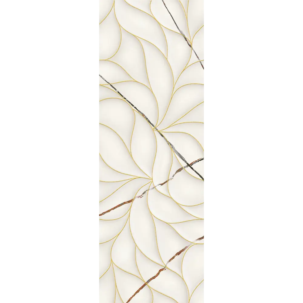Декор настенный Eletto Ceramica Bianco Covelano Strut 24.2x70 см глянцевая цвет белый Santreyd STLM-2193502