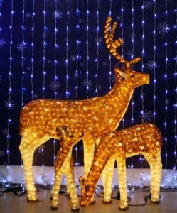 Световая Фигура 3D "Олень - Коричневый" Мама ELKI СВЕТОВЫЕ ФИГУРЫ 017722 Коричневый