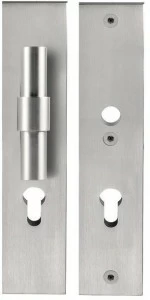 Formani Ручка для входной двери на пластине из нержавеющей стали One Pb20 28-50m /kt /y72