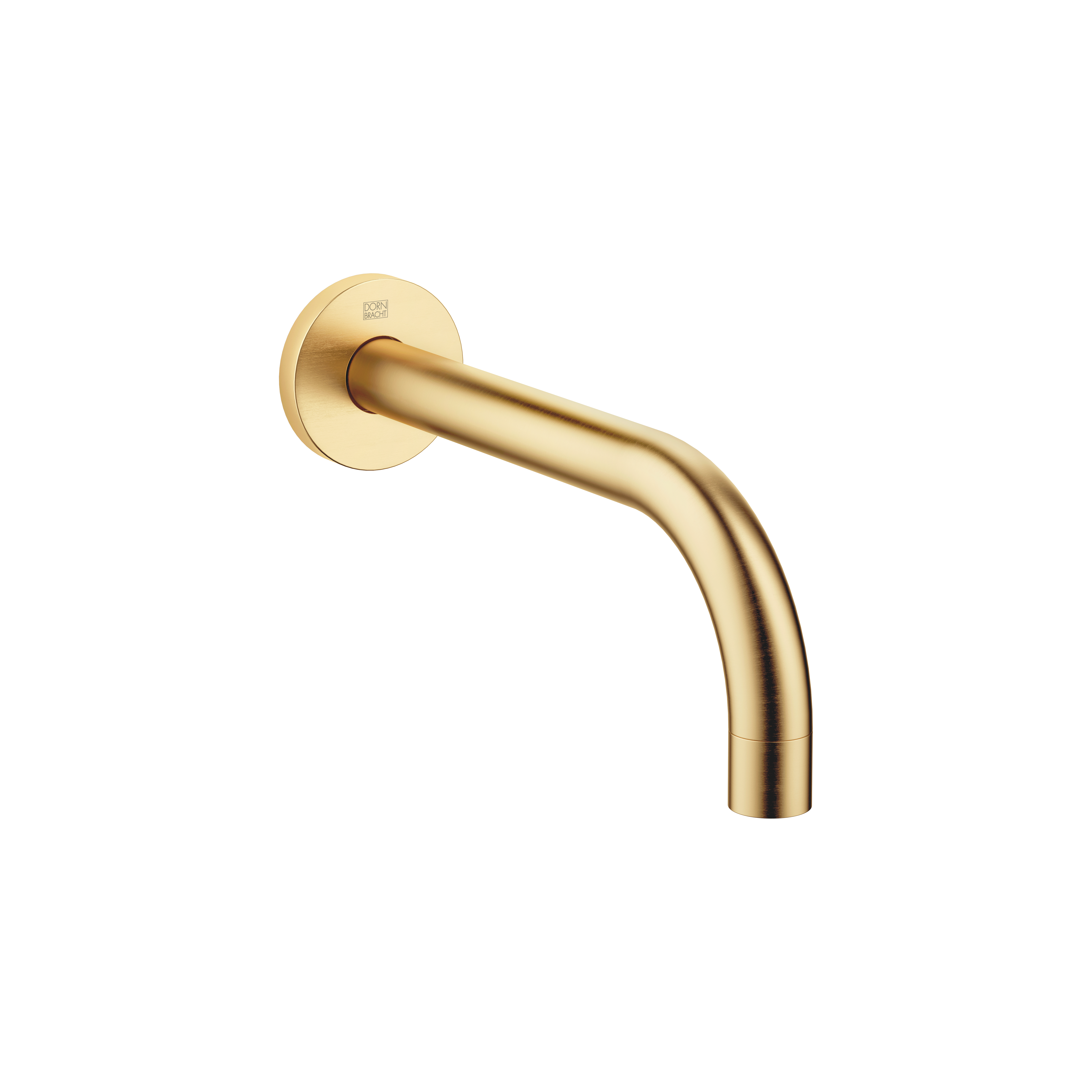 Настенный излив для раковины без донного клапана - Brushed Durabrass (23-каратное золото) DornBracht 13800882-28