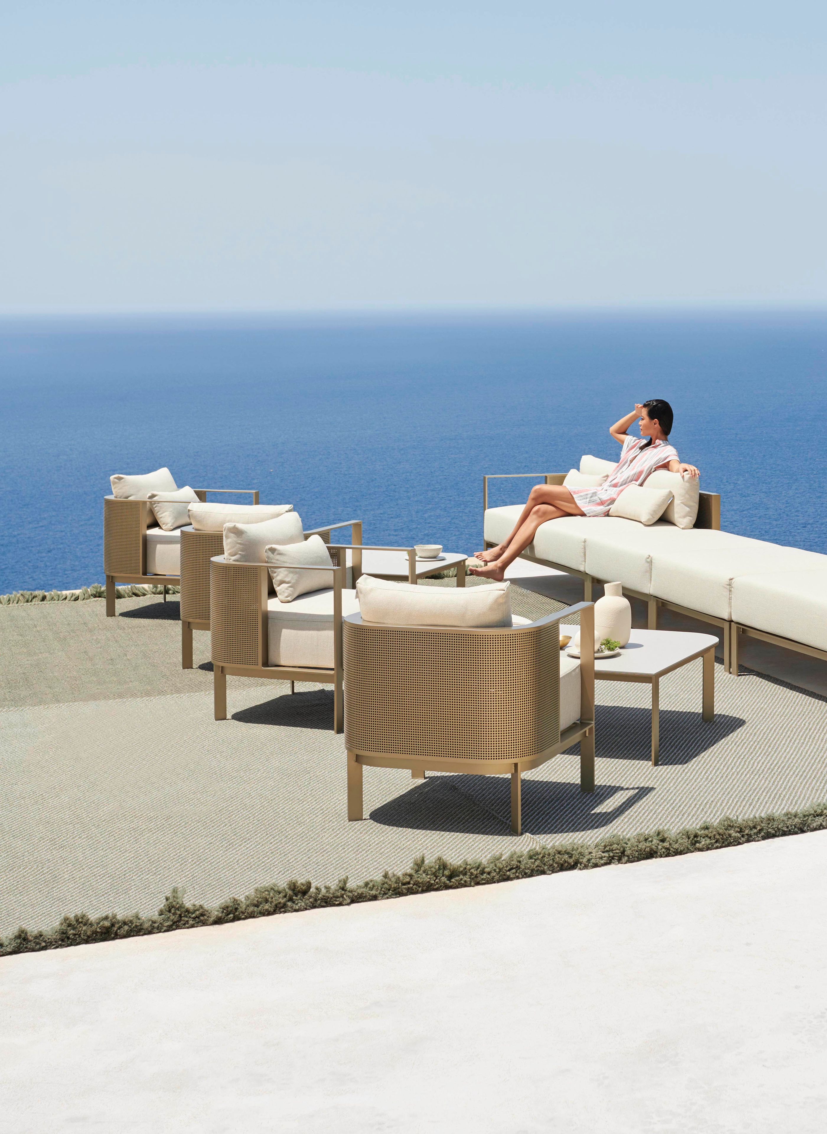 Квадратный фарфоровый журнальный столик GANDIABLASCO Solanas ARCH-00092000 - Вид №2