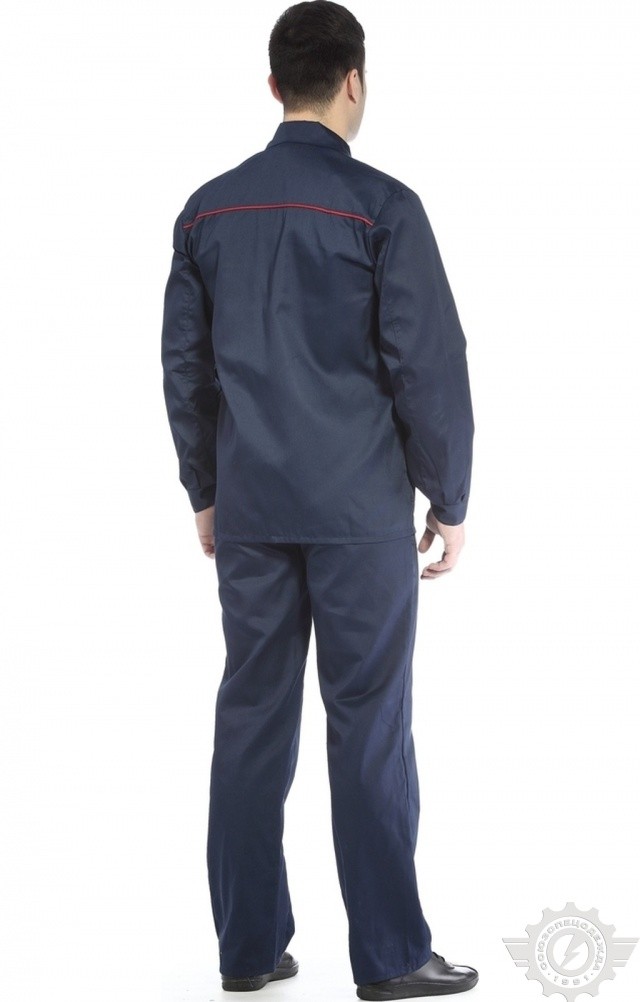 61008 Костюм "Труд-2" темно-синий  Летняя спецодежда  размер 52-54/158-164  - Вид №16