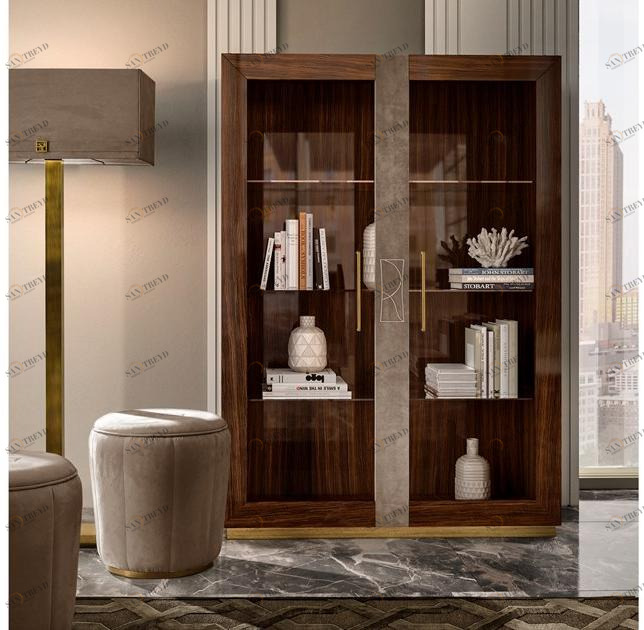 Barnini Oseo Витрина из лакированной древесины Richmond upon thames Rc51