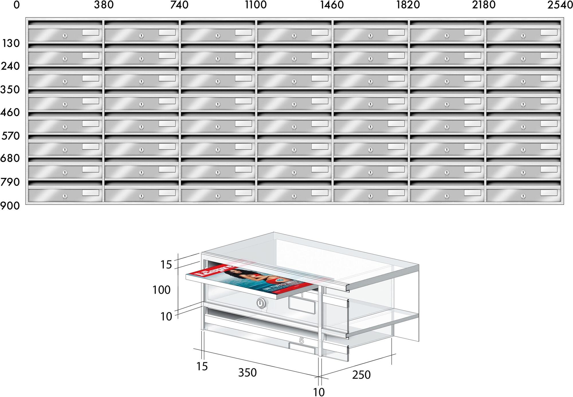 RAVASI Настенный почтовый ящик Interni sun-id-1378386 - Вид №10