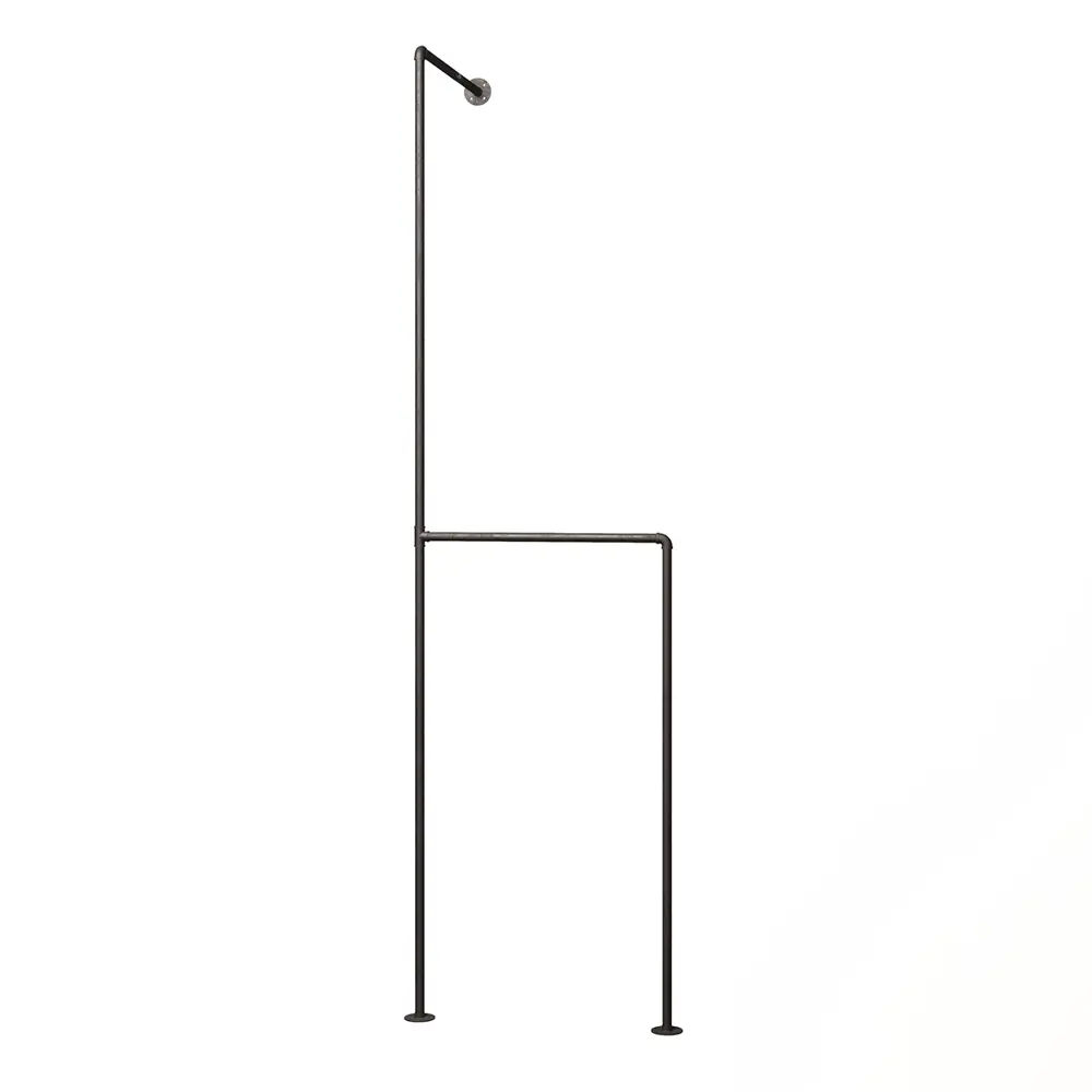 Комплект системы хранения Larvij PIPE08 7.5x100.5x8.5 см цвет черный STLM-2032167