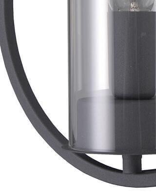 Бра со стеклянным плафоном дымчатое "Олави" 3302/1W-SBK-CL LUMIEN HALL ОЛАВИ 00-3930284 Серый;черный  - Вид №2