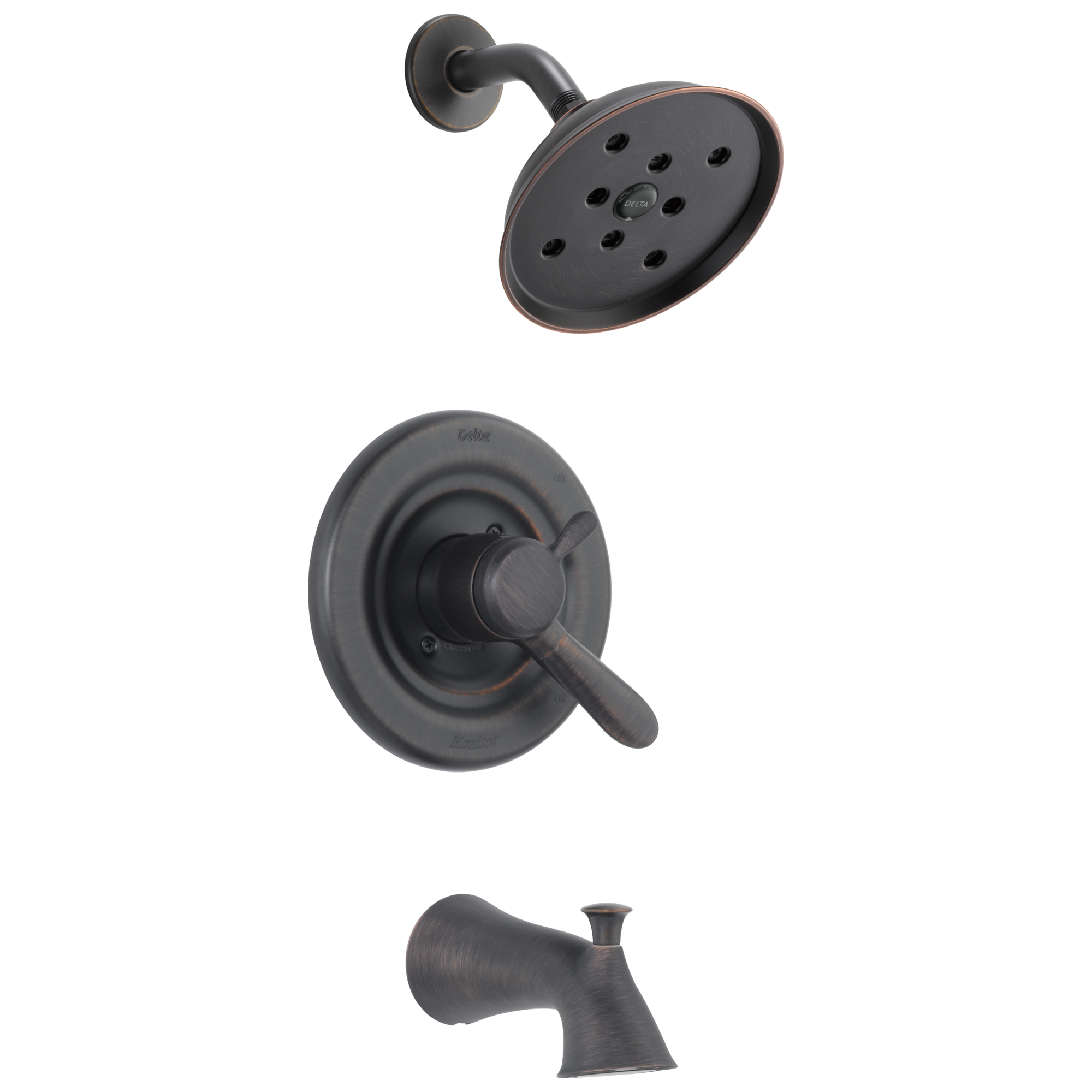 T17438-RBH2O Monitor® 17 Series H2Okinetic® для ванны и душа Delta Faucet Lahara Венецианская бронза 