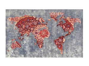 Коврик из вискозы