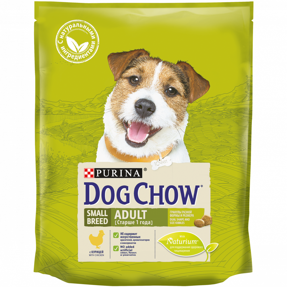 ПР0039624 Корм для собак для мелких пород, курица сух. 800г Dog Chow 