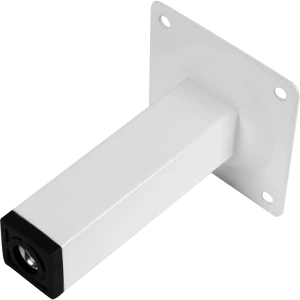 Ножка квадратная 100x25x25 мм, сталь, цвет белый 82118069 STLM-2145888