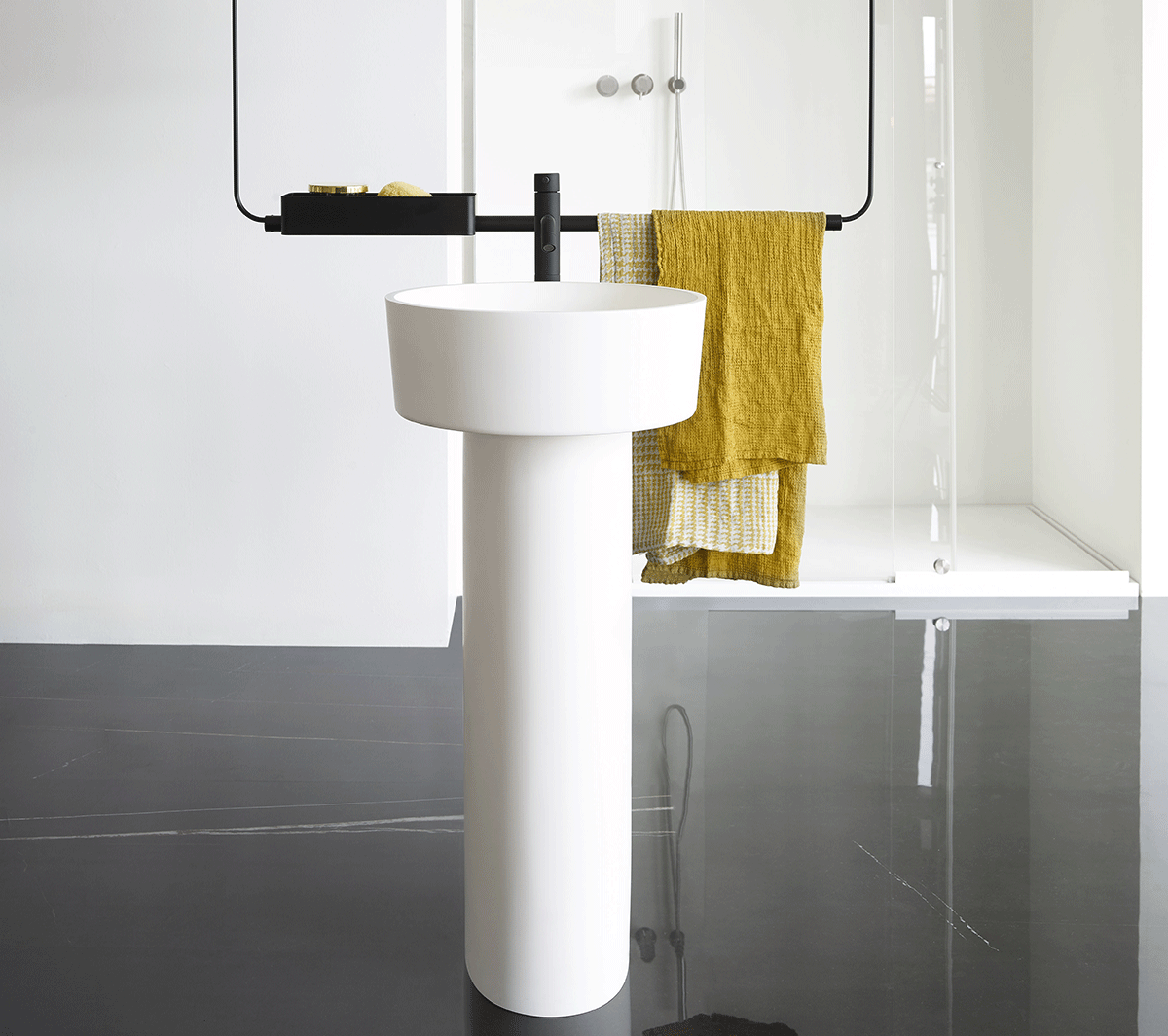 EXCONSTONDPLAT/ME Напольная раковина стоящая прямоугольная Ex.T Plateau - Вид №1