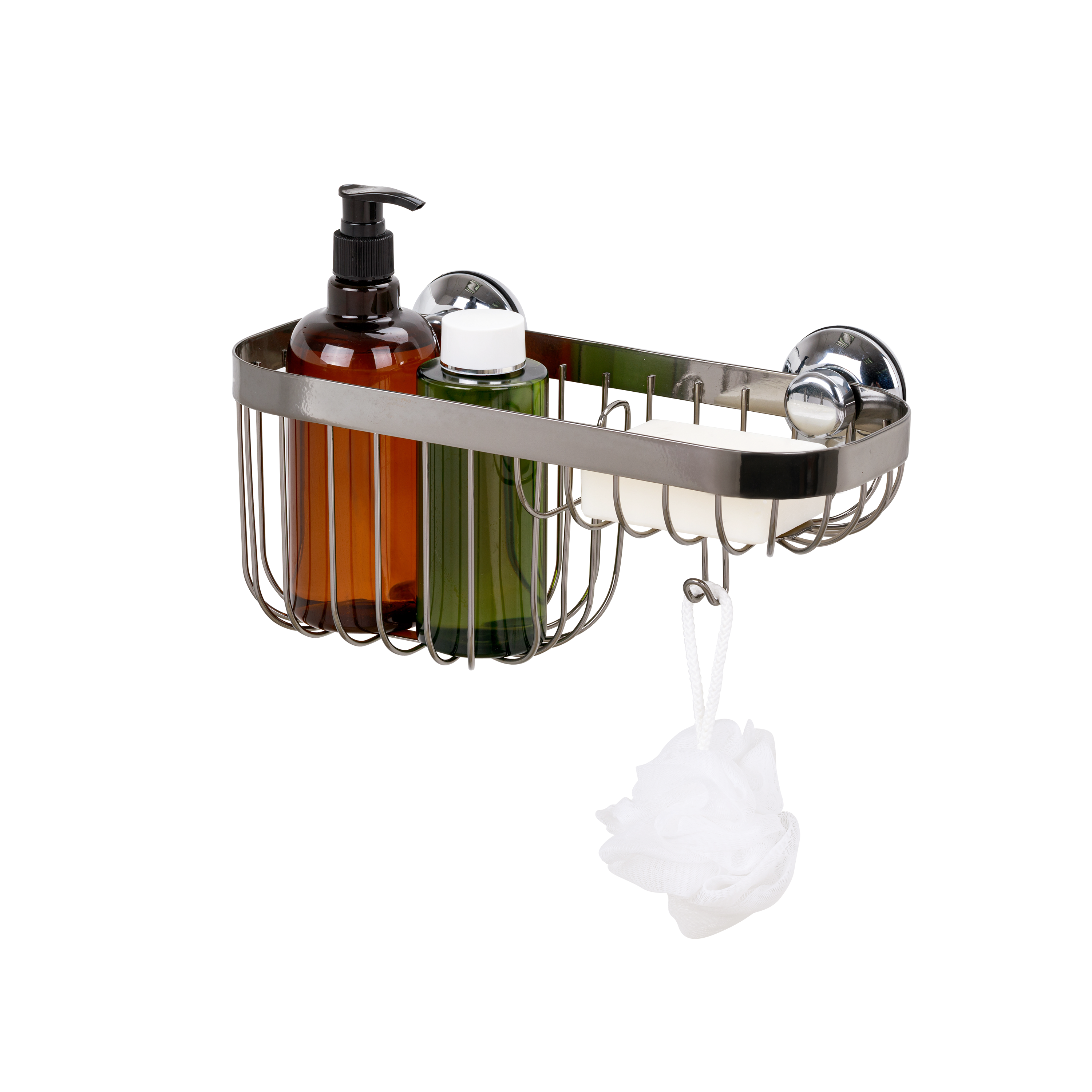 82667511 Полка с мыльницей на присосках цвет хром Neo STLM-0033378 SENSEA  - Вид №2