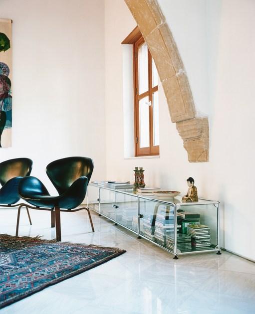 USM Модульный книжный шкаф из стали и стекла Usm haller system sun-id-1432868 - Вид №6