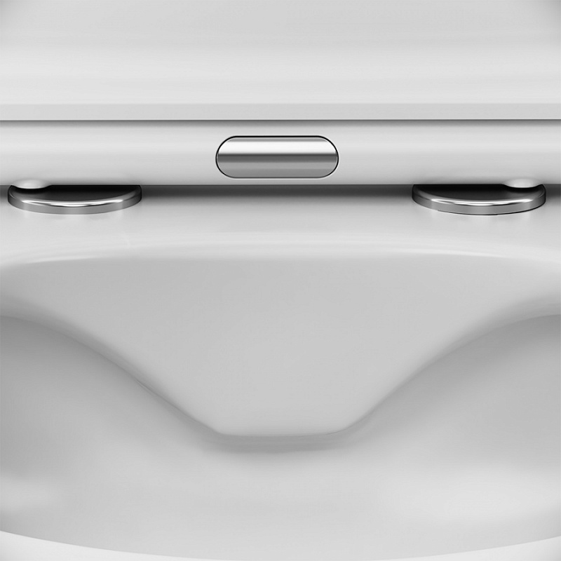 IS49001.801701 Комплект инсталляция с клав Pro L белый с подвесным унитазом FlashClean с сид м AM.PM Like - Вид №4