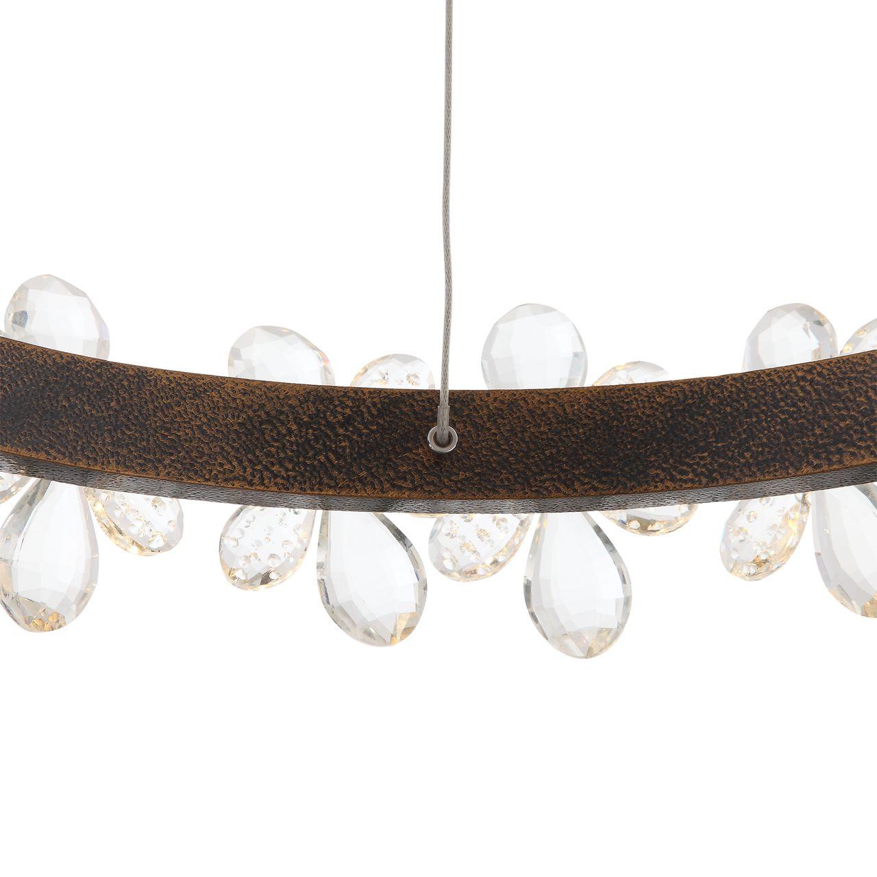 Подвесной светодиодный светильник ST Luce Forito SL408.303.01 ST LUCE ДИЗАЙНЕРСКИЕ, FORITO 275814 Коричневый  - Вид №1