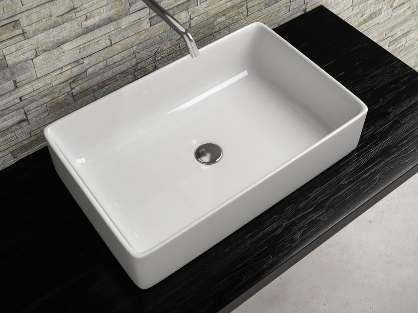 Lil4250001 / lil4260001 Накладная раковина на столешницу  овальная Olympia Ceramica LAVABI D'ARREDO - Вид №3