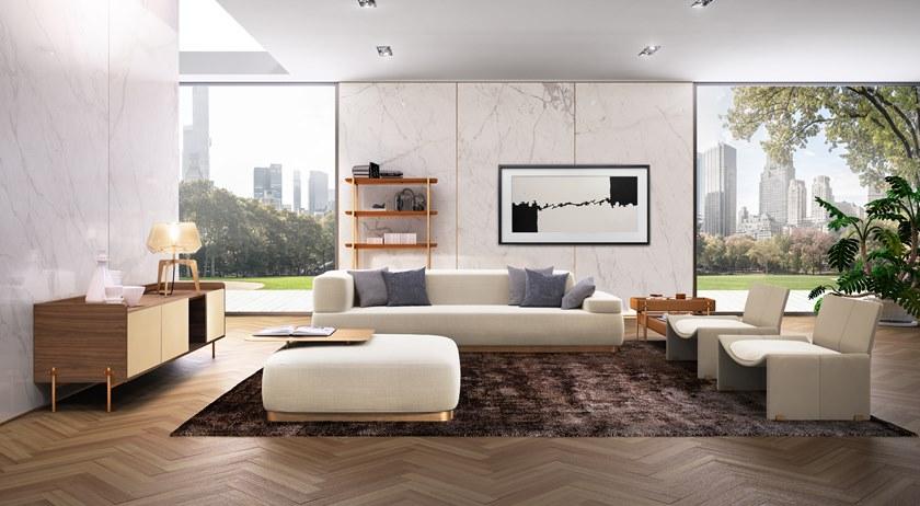 Aston Martin Прямоугольный пуф из нубука с обивкой V255 sun-id-1492423 - Вид №6