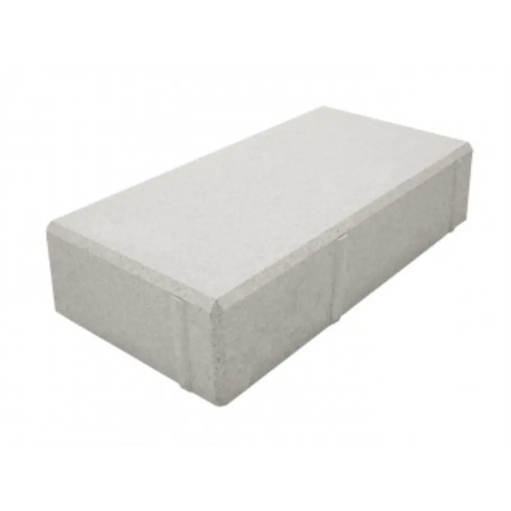 Плитка тротуарная Призма 200x100x70 мм цвет серый 85263189 STLM-2165560 Santreyd 