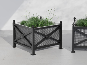 Перфорированная плантатор из листового металла