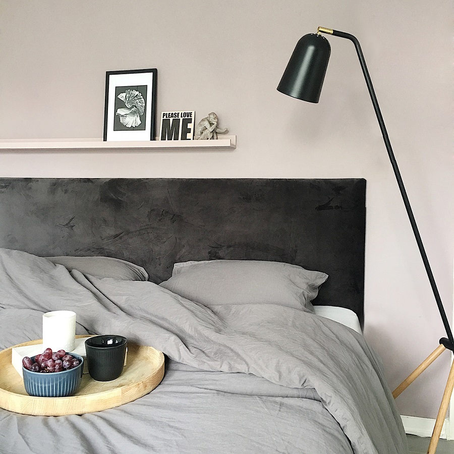 301865167011 Лампа напольная giraffe, 138 см, дуб, черное матовое основание Frandsen  - Вид №2