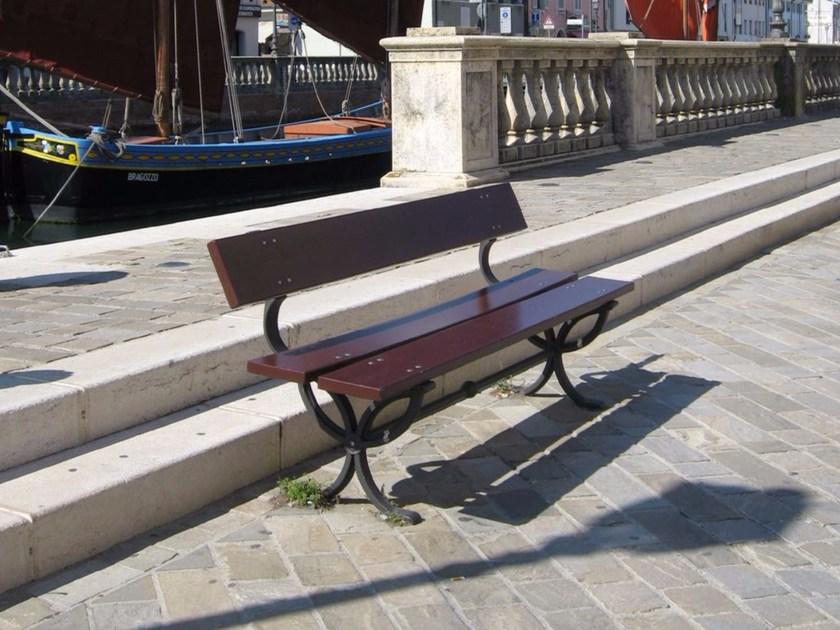 Neri Деревянная скамейка со спинкой Nyssa 2170  - Вид №6