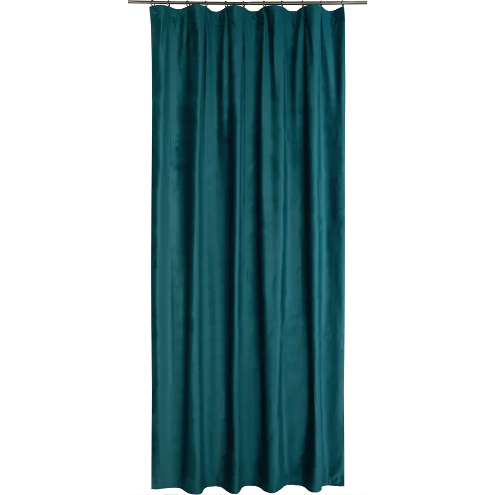 Штора на ленте Rosario 160x280 см цвет бирюзовый 83406946 STLM-2176792 INSPIRE 